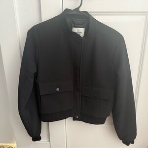 Abercrombie & Fitch Black bomber Jacket